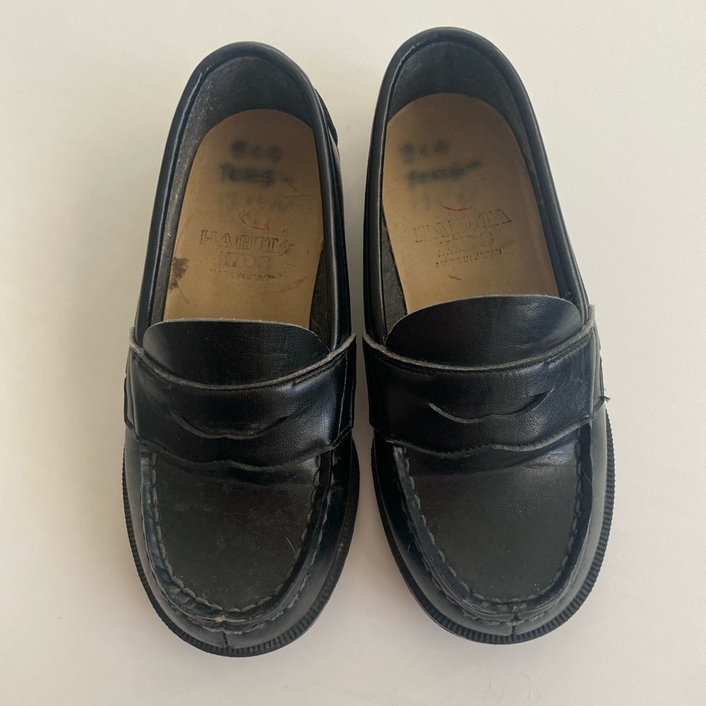 Haruta penny loafers black 8.5